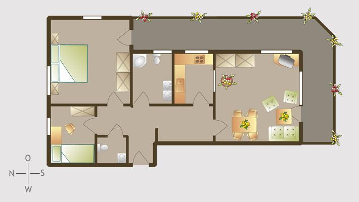 Appartement Am Oberoeschle *